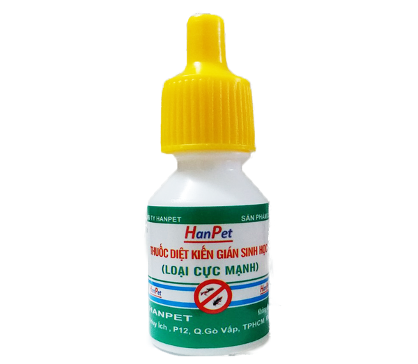 Combo3 lọ Thuốc diệt kiến gián sinh học Hanpet (chai xanh)- Dung dịch diệt kiến tận gốc