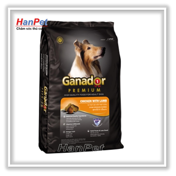 HP-Thức ăn viên cao cấp Ganador Adult gói 1,5kg  - Dành cho chó trưởng thành (hanpet 210)-HP10327TC
