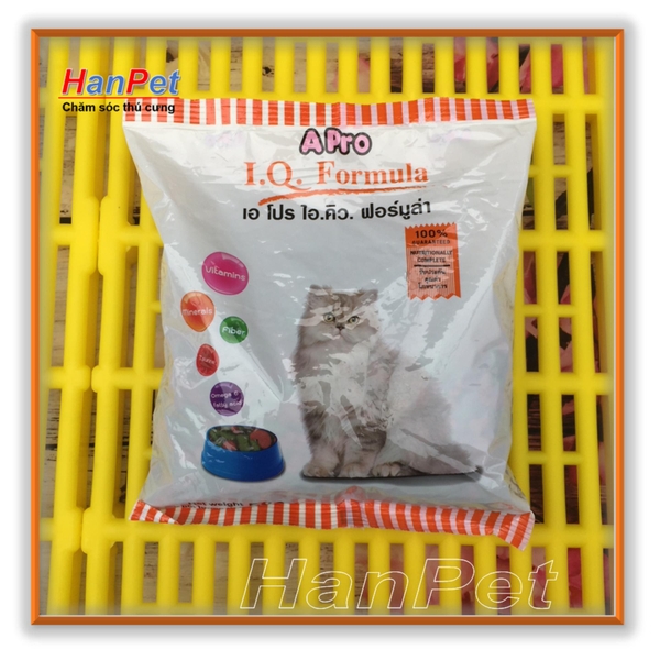 Thức ăn viên cho mèo APRO - Xuất xứ Thái Lan - Dùng cho mèo mọi lứa tuổi - Gói 500gr (hanpet 236)