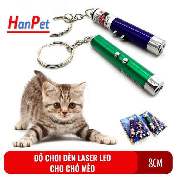 HPKM- Đồ Chơi Đèn Laser Led Cho Chó Mèo Hanpet Tính Vui Nhộn, Khả Năng Giải Trí Cao, Có Thể Thay Pin