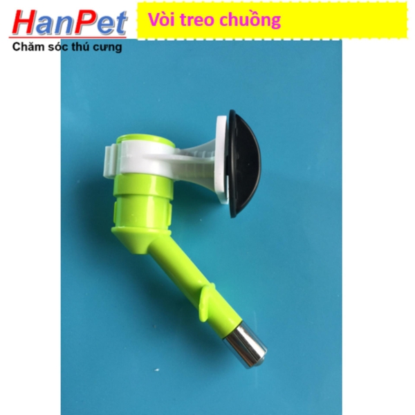 Vòi treo chuồng chó tự động cấp nước cho thú cưng (đai to) (hanpet 381)