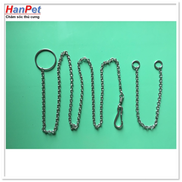 Xích Inox cho chó, mèo nhỏ dài 1,6m (hanpet 325e) (dùng cho chó <5kg)