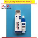 Thuốc Xịt ve, ghẻ, bọ chét, rận cho chó TOPLINE (hanpet 397)