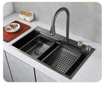 Chậu rửa bát kèm vòi 1 hộc B-GEM | Home Best