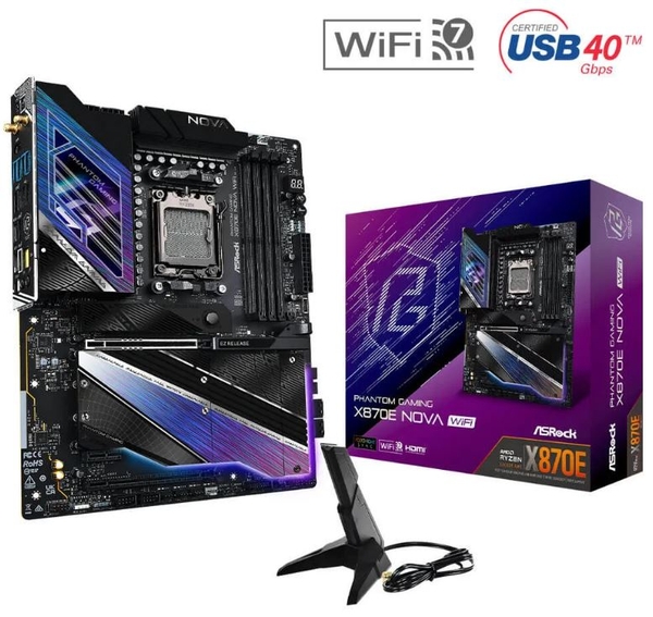 Mainboard Asrock X870E Nova WiFi Vietrender - Workstation, Hi-end ...