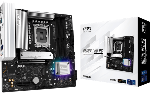 Mainboard Asrock B860M Pro RS (DDR5) - Intel Vietrender - Workstation ...