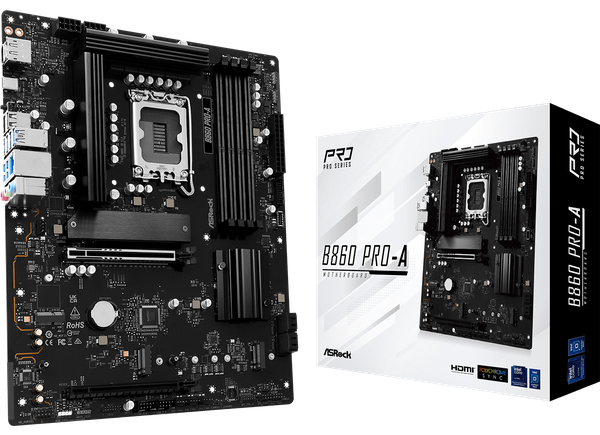 Mainboard Asrock B860 Pro-A (DDR5) - Intel Vietrender - Workstation, Hi ...