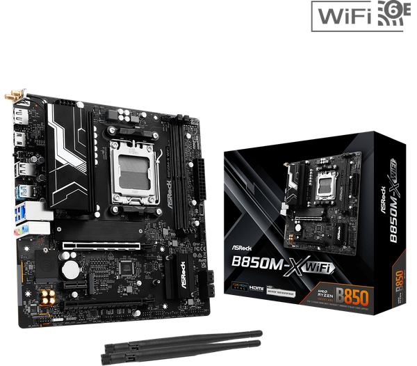 Mainboard Asrock B850M-X WiFi (AMD) - (DDR5) Vietrender - Workstation ...