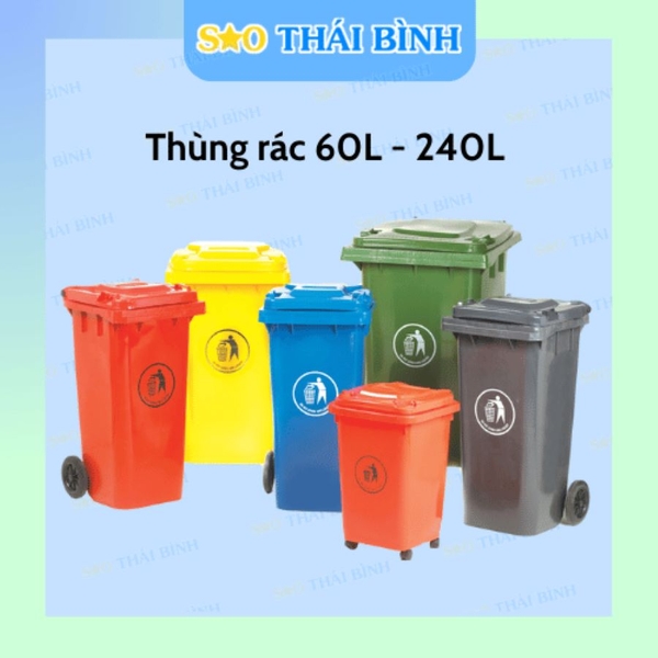 Thùng rác các loại Đồ dùng khách sạn Sao Thái Bình