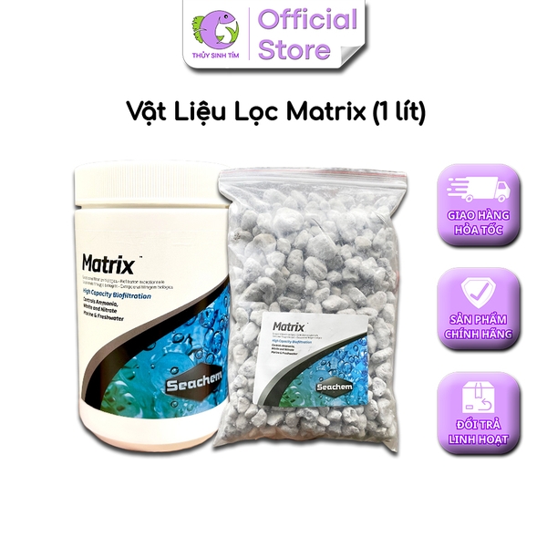 Vật Liệu Lọc Matrix - Túi 1L | Thủy Sinh Tím
