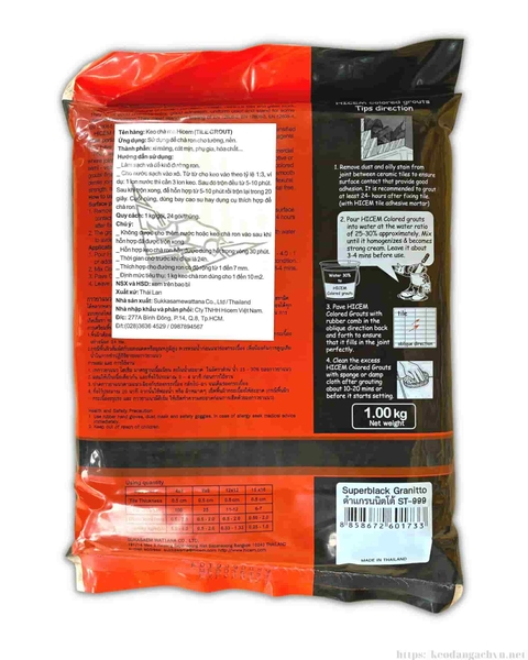 hướng dẫn định mức keo hicem
