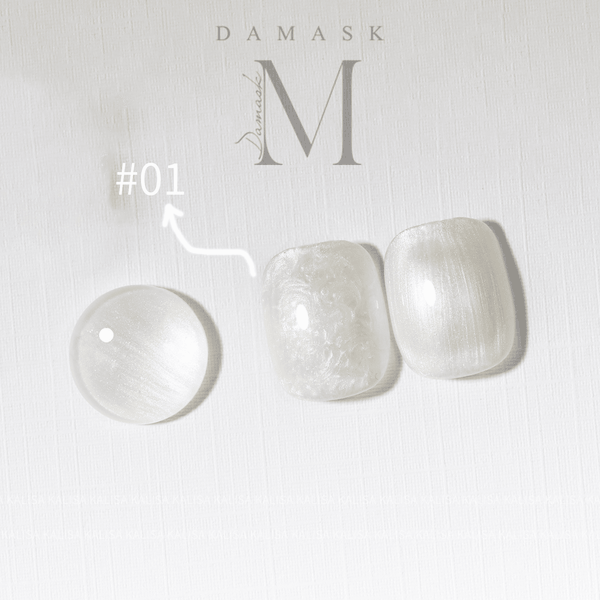 Sơn móng gel lạnh ngọc trai DAMASK - NT01 giống trắng gương
