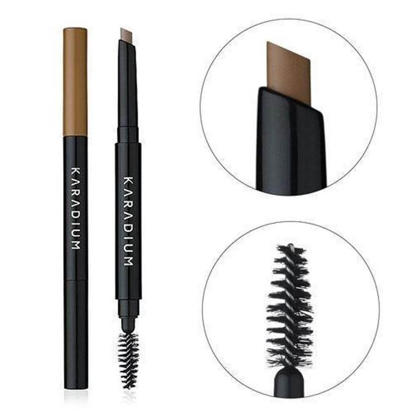 Chì Kẻ Mày Nét Mảnh, Lâu Trôi Karadium Auto Eyebrow Pencil - 2 Dark Brown