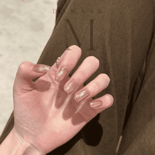 Sơn móng gel lạnh kim tuyến Damask - GS108