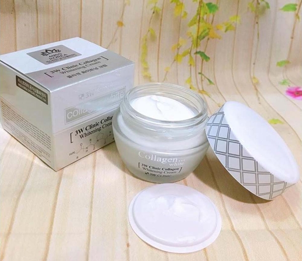 Kem Dưỡng Trắng Da Tinh Chất Collagen 3W Clinic Collagen Whitening Cream (60ml)