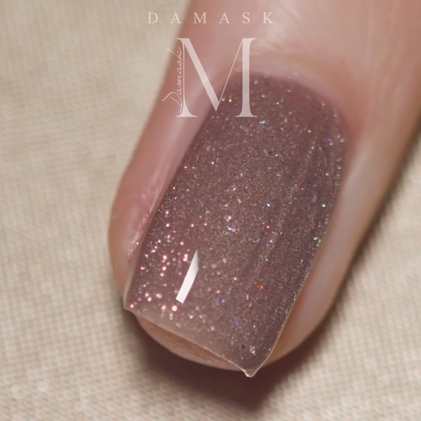 Sơn móng gel lạnh kim tuyến Damask - KT12