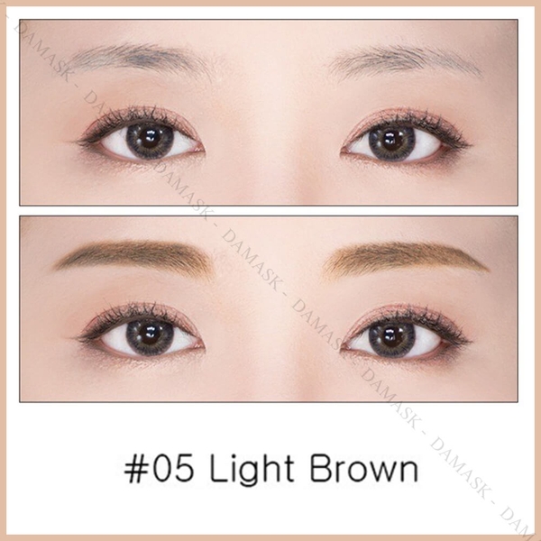 Chì Kẻ Mày Nét Mảnh, Lâu Trôi Karadium Auto Eyebrow Pencil - 5 Light Brown