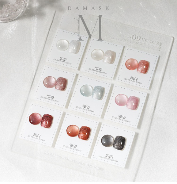 Sơn móng gel lạnh ngọc trai DAMASK - NT06 giống trắng gương