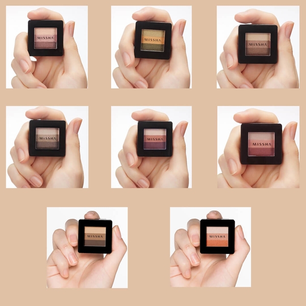 Phấn Mắt 3 Màu Missha Triple Shadow - 4 Chocolate Brown