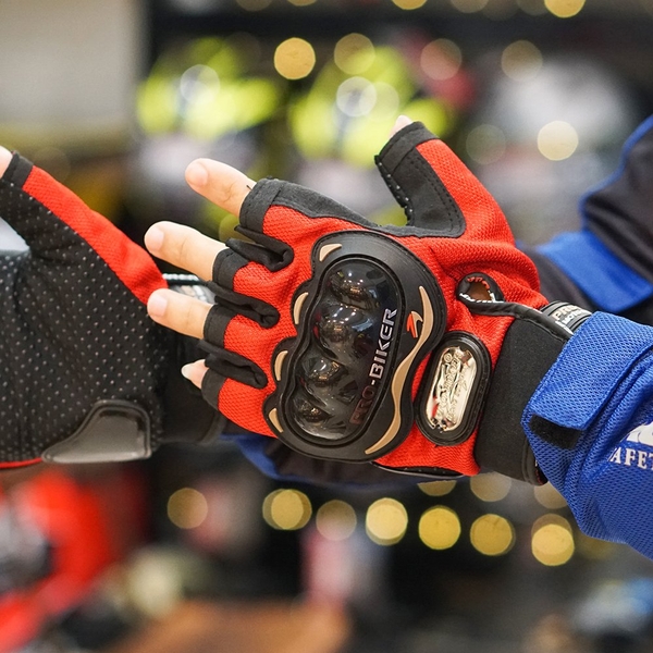 Găng Tay Probiker Ngắn Đỏ 1 đánh giá thực tế quần phượt siêu bền