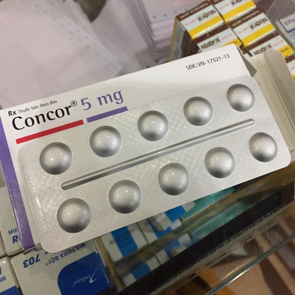 Concor 5mg/Tim mạch/thuốc tân dược/nhathuocyentrang