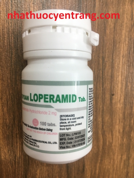 LOPERAMID (Lọ 100 viên) | nhathuocyentrang