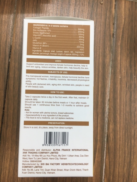 Collagen C++ | nhathuocyentrang