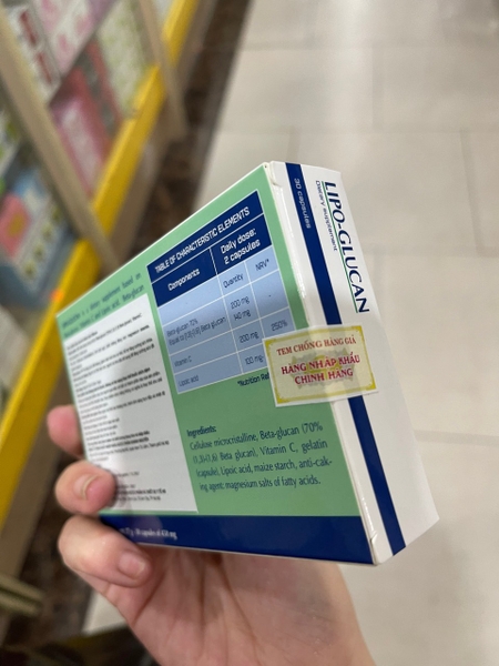 Lipo-Glucan | nhathuocyentrang