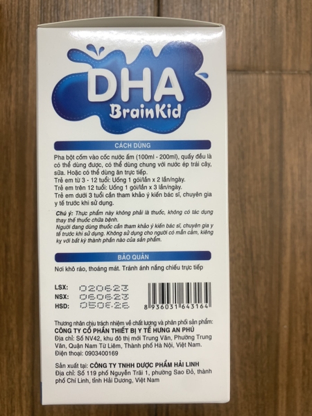 DHA Brain Kid | nhathuocyentrang