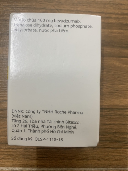 Avastin 100mg/4ml | nhathuocyentrang