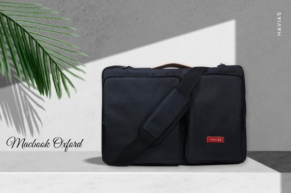 Cặp xách Macbook Oxford Navy