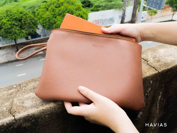 Clutch túi da cầm tay DOC HAVIAS