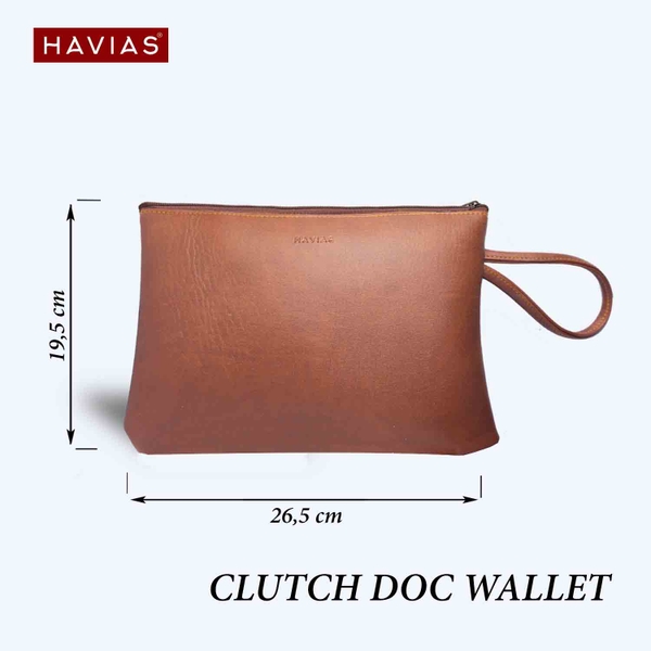 Clutch túi da cầm tay DOC HAVIAS