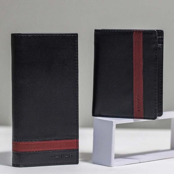 Couple Ví Heyday2 & Verzip2 Handcrafted Wallet Black