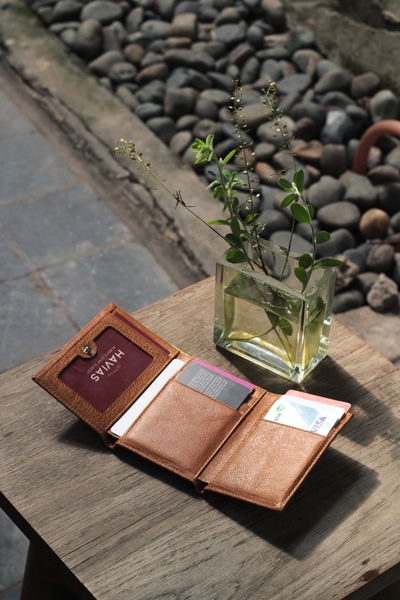 Ví da thật Mini Note Wallet Havias