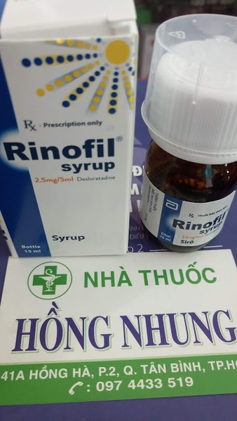 Mua thuốc siro kháng histamin RINOFIL Syrup 2,5mg/5ml tốt nhất ở TPHCM ...