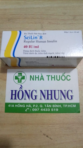 Mua thuốc tiêm tiểu đường chứa insulin nhanh SCILIN R tốt nhất ở TPHCM ...