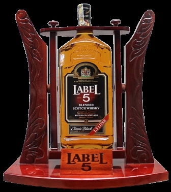 Label 5 Kệ gỗ 2L