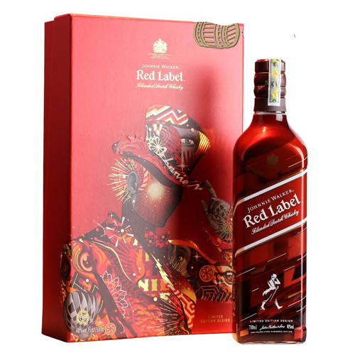 Rượu Johnnie Walker Red  Label Hộp Quà