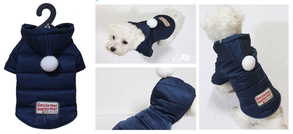 Áo Phao Azibebe Happy Smile Xanh Navy Size Nhỏ