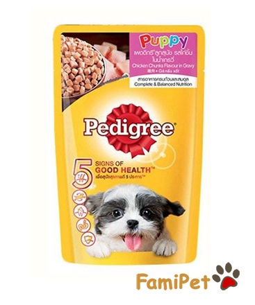 Thức Ăn Ướt Cho Chó Con Pedigree Vị Gà 