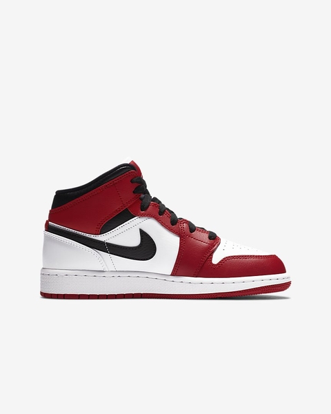 jordan 1 mid chicago white toe