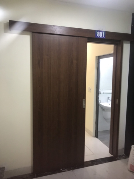 thi công cửa lùa gỗ nhựa tại hà nội