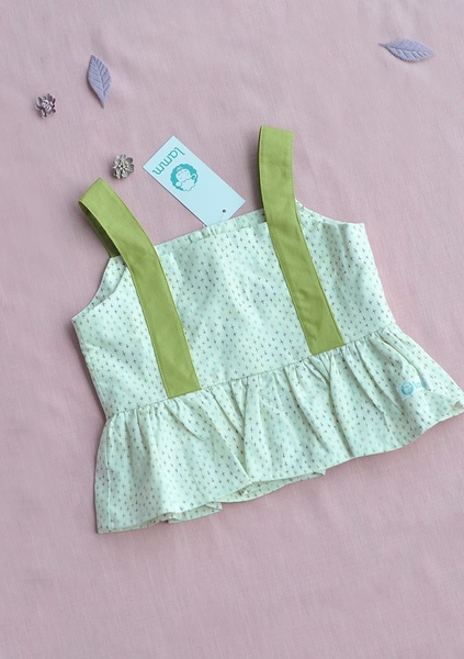 Áo hai dây bản 3cm đuôi cá + TOP2+
