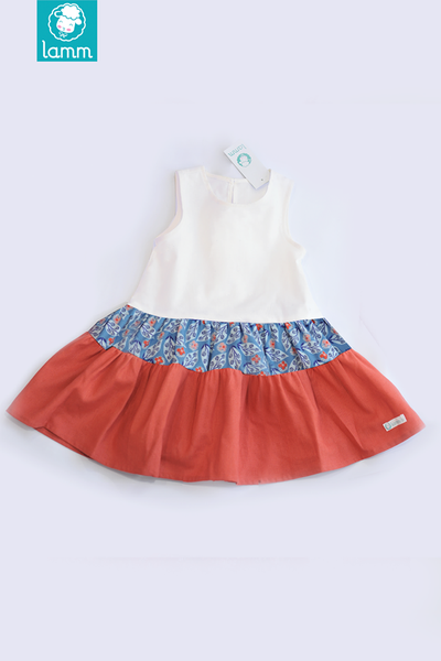 váy thô 3 đoạn sát nách hoa cam