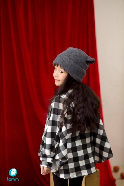 Áo poncho nỉ có mũ