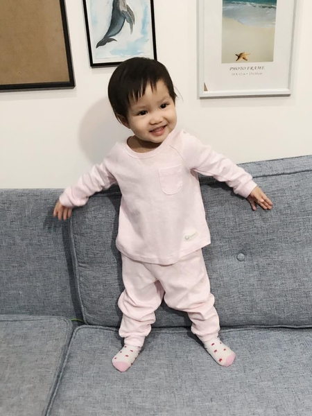 Bộ thun cotton mặc nhà cho bé 8-10kg