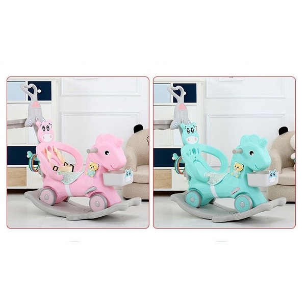 Xe chòi chân ngựa bập bênh cho bé