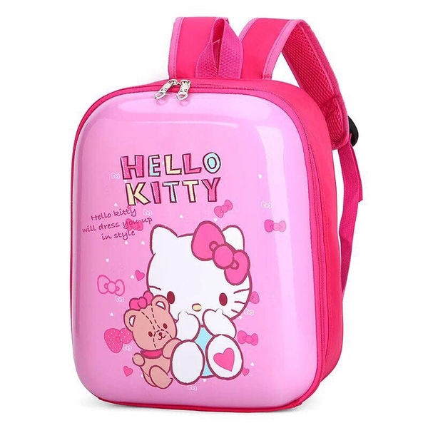 Balo hoạt hình có khung nhựa chống bẹp cho bé trai bé gái