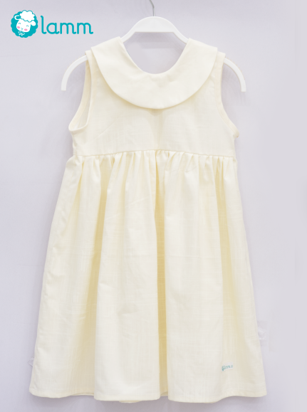 Váy thô cổ V lưng lá cổ VSailor